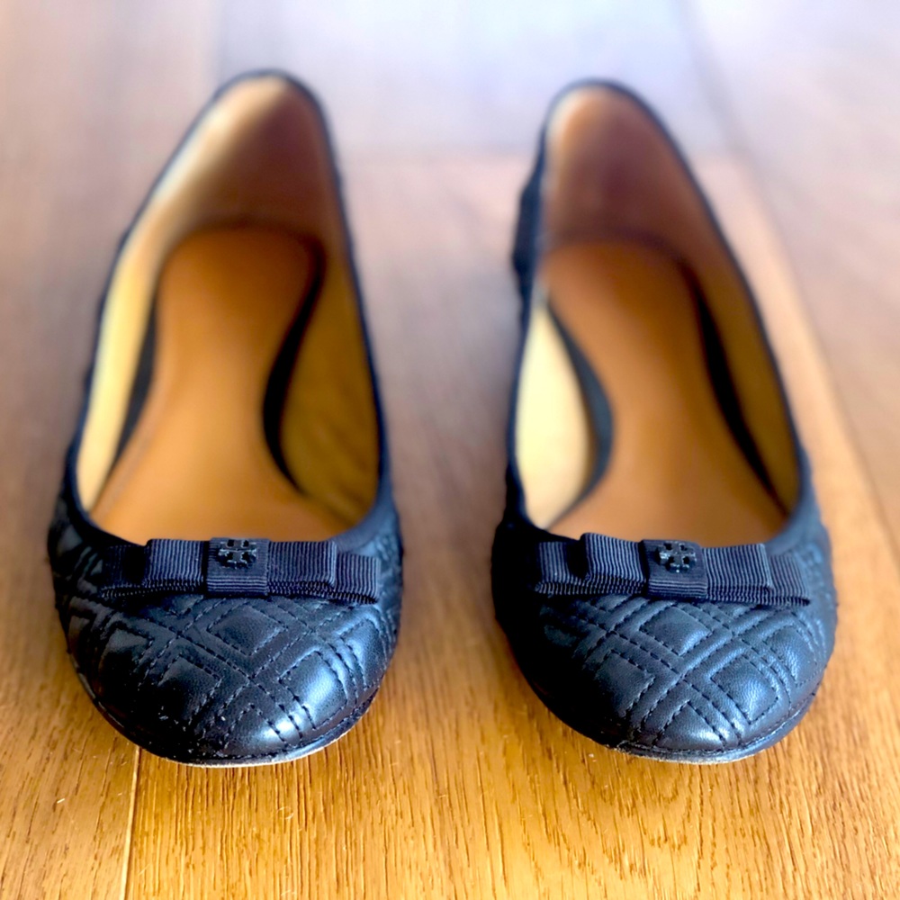 Tory Burch Marion Quilted Flats